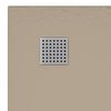 vidaXL Shower Base Tray SMC Brown 90x90 cm