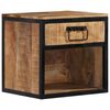 vidaXL Bedside Cabinet 40x35x40 cm Solid Wood Mango