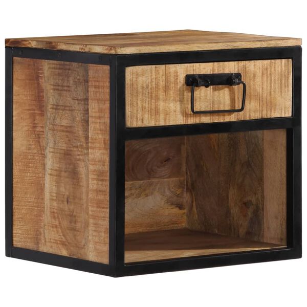 vidaXL Bedside Cabinet 40x35x40 cm Solid Wood Mango