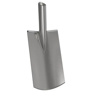 vidaXL Shovel Head Silver 43 x 17 cm Powder-Coated Steel