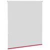 vidaXL Roller Blind Blackout Red 135x130 cm Fabric Width 131.6 cm Polyester