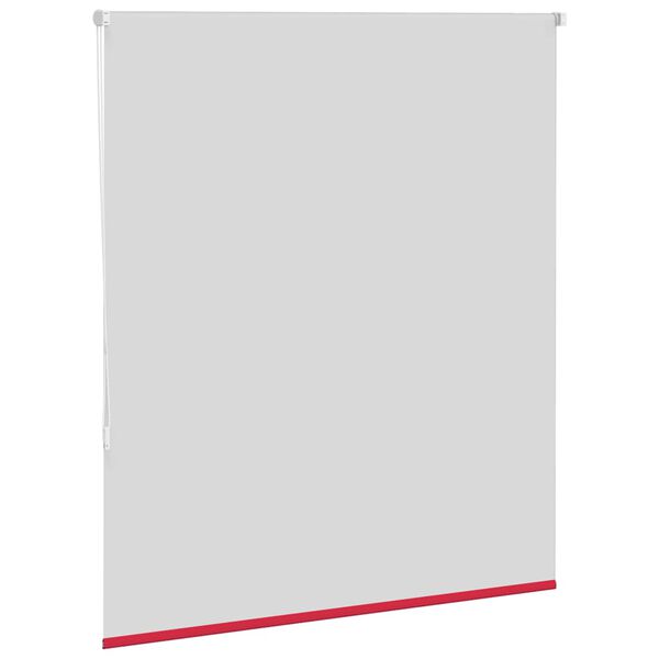 vidaXL Roller Blind Blackout Red 135x130 cm Fabric Width 131.6 cm Polyester