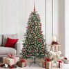 vidaXL Artificial Christmas Tree with 300 LEDs with Stand Green 180 cm