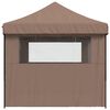 vidaXL Party Tent Folding Brown 292 x 440 x 315 cm Oxford Fabric