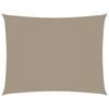 vidaXL Sunshade Sail Oxford Fabric Rectangular 2.5x3.5 m Taupe