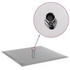 vidaXL Rain Shower Head Stainless Steel 304 40x40 cm Square