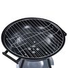 vidaXL Portable XXL Charcoal Kettle BBQ Grill with Wheels 44 cm