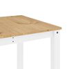 vidaXL Dining Table PANAMA White 180x90x75 cm Solid Wood Pine