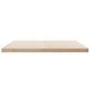 vidaXL Floor Bed Frame Natural 223.5 x 184 x 9 cm Solid Pine Wood