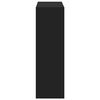 vidaXL Bookcase Black 102x32x102 cm Engineered Wood