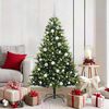 vidaXL Artificial Hinged Christmas Tree 150 LEDs Green 150 cm