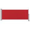 vidaXL Patio Retractable Side Awning 100x300 cm Red
