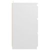 vidaXL Bed Cabinet White 40x35x62.5 cm Engineered Wood