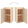 vidaXL TV Cabinets 4 pcs Solid Wood Pine