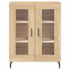 vidaXL Highboard Sonoma Oak 69.5x34x180 cm Engineered Wood