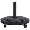 vidaXL Parasol Base Art Deco Black &Oslash; 45 x 39.5 cm Iron