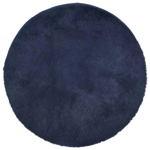 vidaXL Shaggy Rug High Pile NAVARRA Navy 200x200 cm Polyester