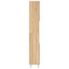 vidaXL Bathroom Cabinet Sonoma Oak 30x30x190 cm Engineered Wood
