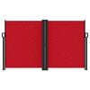 vidaXL Retractable Side Awning Red 140x600 cm