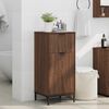 vidaXL Bathroom Cabinet with Drawer Brown Oak 39.5 x 36 x 88 cm