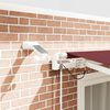 vidaXL Automatic Retractable Awning with LED Burgundy 300x250 cm