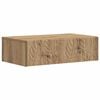 vidaXL Wall-Mounted Side Table 59 x 34.5 x 17 cm Engineered Wood
