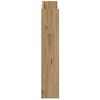 vidaXL Wall Shoe Cabinet Artisan Oak 80x18x90 cm Engineered Wood