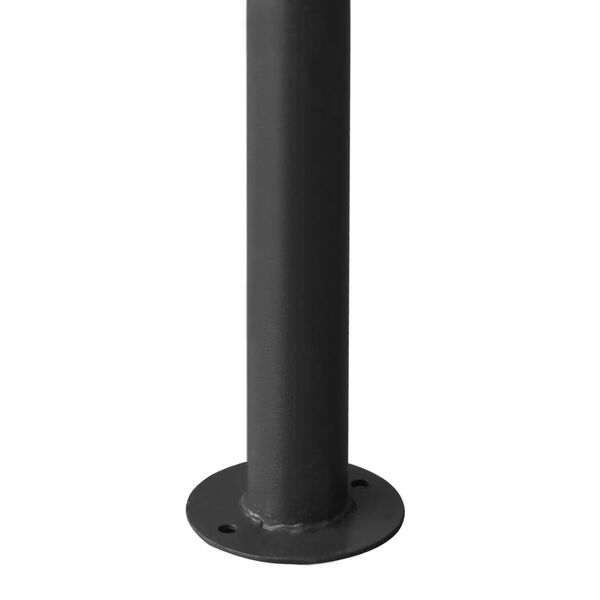 vidaXL Gazebo with Slanted Roof 300x300x257 cm Anthracite 180 g/m&sup2;