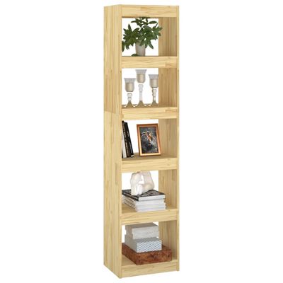 vidaXL Book Cabinet/Room Divider 40x30x167.5 cm Solid Pinewood
