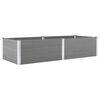 vidaXL Garden Raised Bed 250x100x54 cm WPC Grey