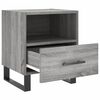 vidaXL Bedside Cabinet Grey Sonoma 40x35x47.5 cm Engineered Wood