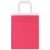 vidaXL Paper Bags 50 pcs with Handles Pink 18x8x22 cm