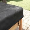 vidaXL Table Cover Plain Black 102 x 262 x 15 cm Fabric