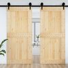 vidaXL Door NARVIK 100x210 cm Solid Wood Pine