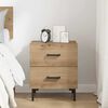vidaXL Bedside Cabinet Artisan Oak 40 x 35 x 47.5 cm Engineered Wood