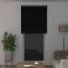 vidaXL Venetian Blind Manual Adjustable Black 213 x 80 cm PVC