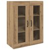 vidaXL Highboard 2 pcs Artisan Oak Engineered Wood