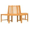 vidaXL Tree Benches 2 pcs Half Round &Oslash;160 cm Solid Wood Teak