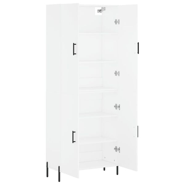 vidaXL Highboard White 69.5x34x180 cm Engineered Wood