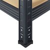 vidaXL 5-Layer Heavy-duty Shelves 3 pcs Anthracite Steel&Engineered Wood