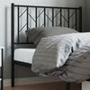 vidaXL Metal Replace Headboard Black 90 cm