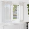 vidaXL Voile Curtains with Grommets 2 pcs White