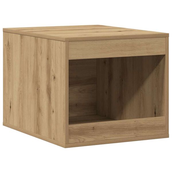 vidaXL Cat Litter Box Enclosure Artisian Oak 47x59x42 cm Engineered Wood