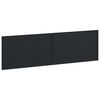 vidaXL Wall-Mounted Headboard EDE Black Engineered Wood