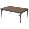 Eurotrail Camping Table Balazuc Bamboo 90 x 60 cm