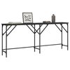 vidaXL Console Table Black 180x29x75 cm Engineered Wood