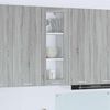 vidaXL Hanging Cabinet Grey Sonoma 40 x 31 x 100 cm Engineered Wood