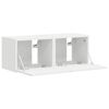 vidaXL TV Wall Cabinet 2 pcs White 39 x 31 x 29.5 cm Engineered Wood
