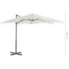 vidaXL Garden Parasol with Portable Base Sand