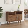 vidaXL Sideboard with Drawer Natural 100 x 30 x 68 cm Solid Teak Wood